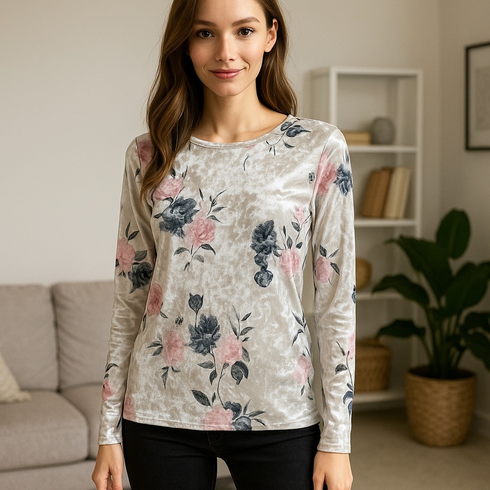 ☀️50% OFF☀️ Dynamite Shirt - Crushed Velvet